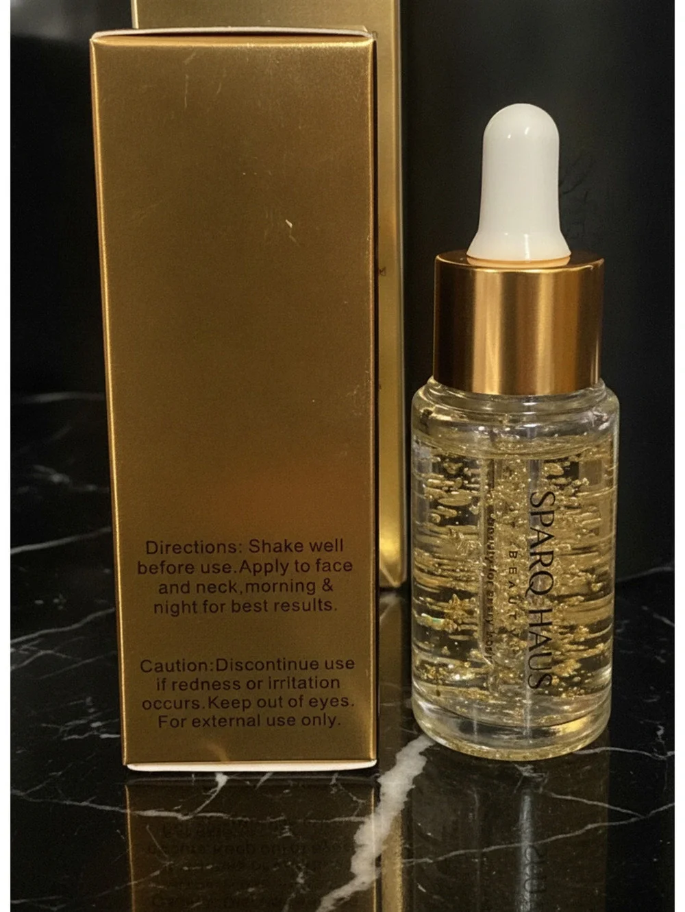 SparQ Haus Beauty 24k Leaf Moisturizing Essence Anti-Aging Serum